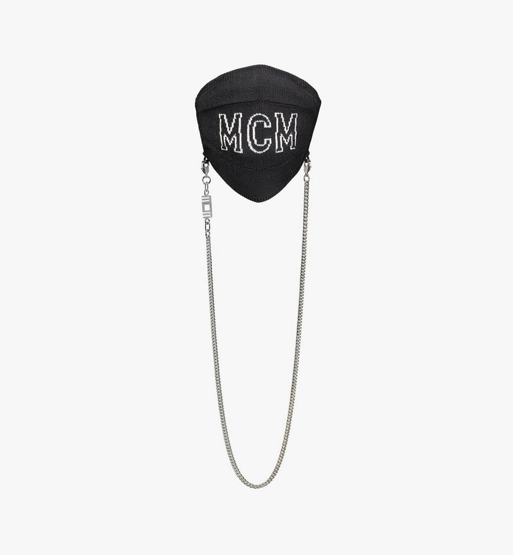 MCM 附鏈條標誌編織口罩 1